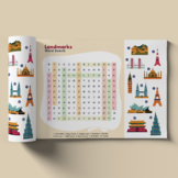 Word Search: Famous Landmarks Around the World Puzzle Acti