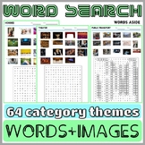 Word Search Vocabulary Worksheets Puzzles ESL SpEd Speech Therapy