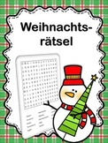 German Christmas Word Search  Weihnachten