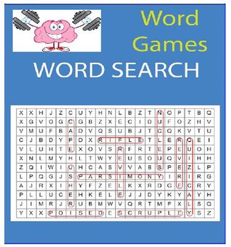 Preview of Word Search Word Game