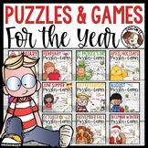 May Word Search Puzzle Packets for the Year & Word Puzzles