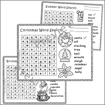 Word Search Puzzle 1 by Mind Tree Class | TPT