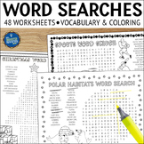 Word Search Vocabulary Worksheets