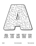 Word Searches: Alphabet