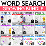 Word Searches Seasonal Year Long Growing Bundle - After St