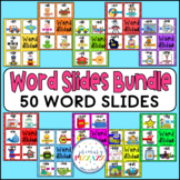 Word Slides BUNDLE of 50  (Word Families Activity)