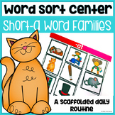 Word Sort Center (Short-A Word Families)