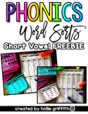 CVC Word Sort Recording Sheets FREEBIE | Use with Phonics 