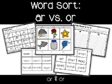 Word Sort: ar vs. or