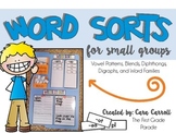 Word Sorts (A Guided Reading Activity)