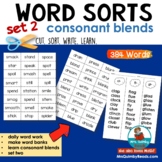 Word Sorts | Consonant Blends | Writing Workshop | Daily W