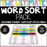 The ULTIMATE Spelling Patterns Word Sort Pack {First Grade