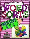 Word Sorts {Hard/Soft C and G}