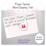Word Spacer Tool/ Finger Spacing- Handwriting
