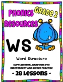 Word Structure WS 2nd Grade Practice Pages & Activities