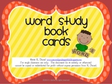Word Study Book {Parts of Speech, Suffixes, Compound Words