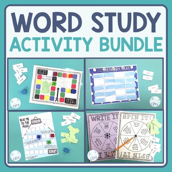 Preview of Word Study Bundle: Games & Other Resources