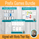 Word Study Games, Prefix Games, Words Their Way Games