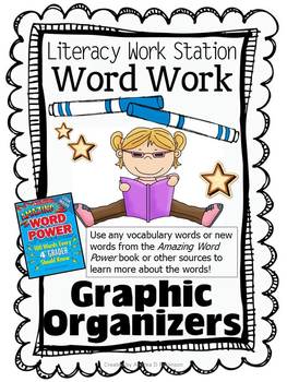 Preview of Word Study Graphic Organizer Task Cards