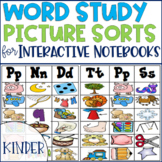 Word Study Picture Sorts Kindergarten Phonics