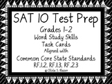 Word Study Skills Task Cards - Grades 1 & 2 - SAT-10 Test Prep