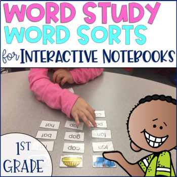 Preview of Word Study Spelling Word Sorts 1st grade Phonics