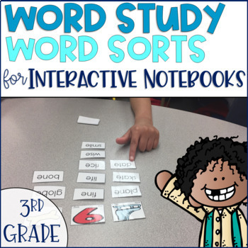 Preview of Word Study Spelling Word Sorts 3rd grade Phonics