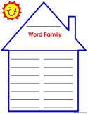 Word Family House