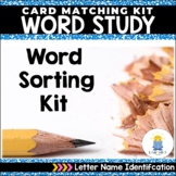 Word Study: Word Sorting Kit (Letter Name)