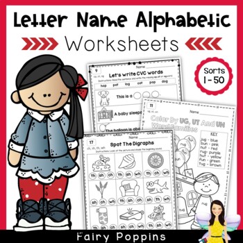 Word Study Worksheets Alphabetic Spellers No Prep