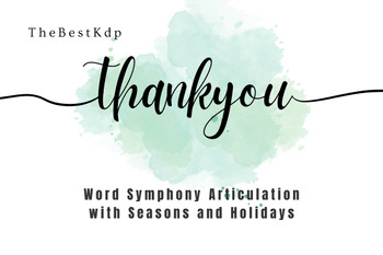 Preview of Word Symphony Articulation with Seasons and Holidays