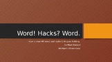 Word Tutorial PowerPoint