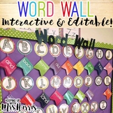 Interactive Word Wall - EDITABLE!