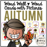 Word Wall | Word Cards with Pictures | Fall Words