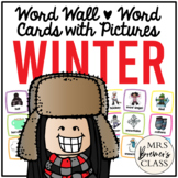 Word Wall | Word Cards with Pictures | Winter Words