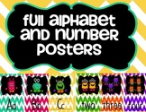 Monster Alphabet and Number Posters