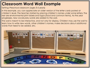 Preview of Word Wall Alphabet Cards