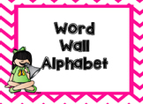 Word Wall Alphabet Letters