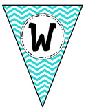 Word Wall Banner Letters Pennants Chevron Free