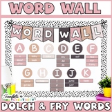 Word Wall | Boho Neutrals Classroom Theme