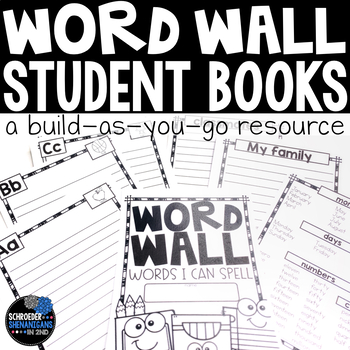 Preview of Word Wall Book