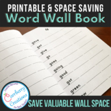 Personal Word Wall Book With Sight Words
