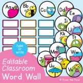 Word Wall Headers and Cards | Editable