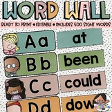 Word Wall Bulletin Board Kit | Portable Word Wall | Boho Neutrals
