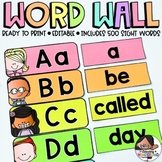 Word Wall Bulletin Board Kit | Portable Word Wall | Pastel
