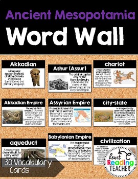 Preview of Word Wall Cards: Ancient Mesopotamia