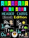 Word Wall Cards - Black Edition