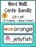 Word Wall Cards Bundle