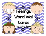 Word Wall Cards Feelings Words