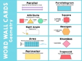 Word Wall Cards: Geometry
